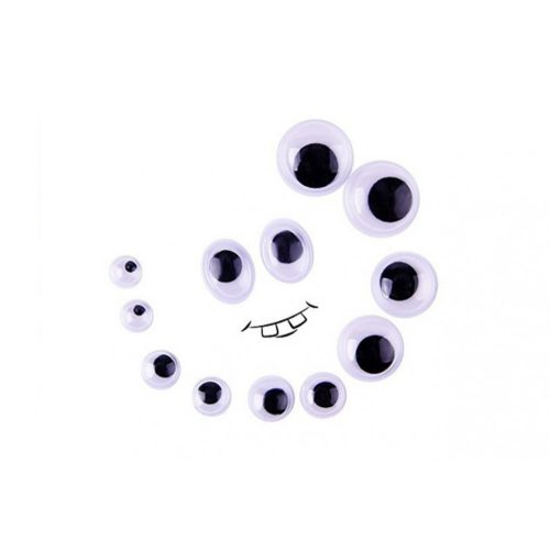 Mozgószem, öntapadó 12mm, 10db