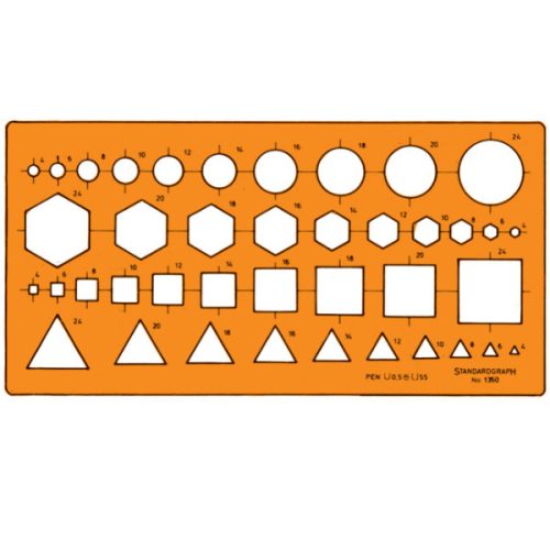 Standardgraph műszaki sablon - Kombinált szimbólumok