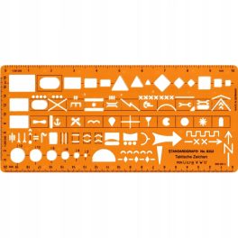   Standardgraph műszaki sablon - harcászati taktikai jelzések