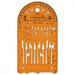 Standardgraph műszaki sablon - útburkolatjelzések