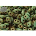 Superduo, türkiz foltokban barna bevonattal, 10g