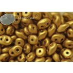 Superduo, matt antik arany, 10g