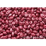 Superduo,lüszteres korall piros, 10g