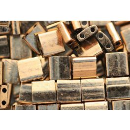 Miyuki TILA gyöngy, sötét bronz, 30 db