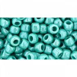   Japán kásagyöngy TOHO 6/0, telt lüszteres türkizkék, 10g
