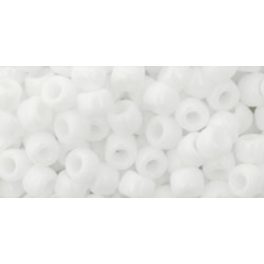 Japán kásagyöngy TOHO 6/0, telt fehér, 10g