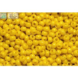 Japán kásagyöngy TOHO 6/0, telt napsárga, 10g
