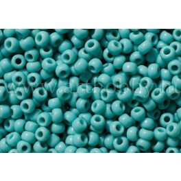 Japán kásagyöngy TOHO 6/0, opaque türkiz, 10g