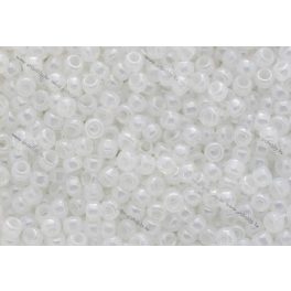 Japán kásagyöngy TOHO 8/0, ceylon hófehér, 10g
