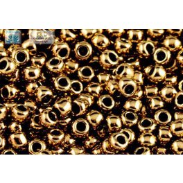 Japán kásagyöngy TOHO 8/0, világos bronz, 10g