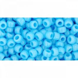 Japán kásagyöngy TOHO 8/0, telt türkizkék, 10g
