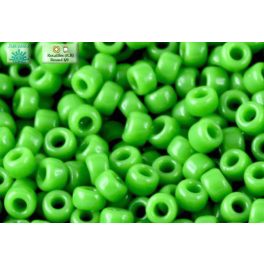 Japán kásagyöngy TOHO 8/0, telt sötét mentazöld, 10g