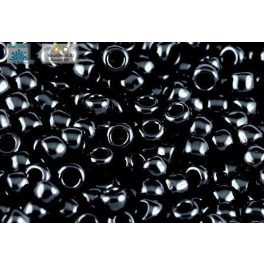 Japán kásagyöngy TOHO 8/0, opaque fekete, 10g