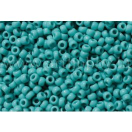 Japán kásagyöngy TOHO 8/0, telt türkiz, 10g