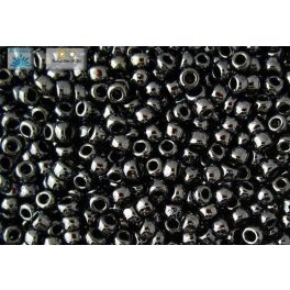 Japán kásagyöngy TOHO 8/0, hematit, 10g
