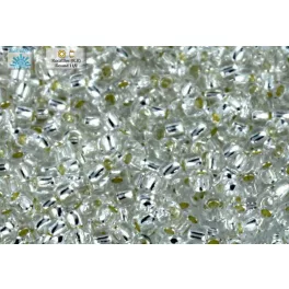 Japán kásagyöngy TOHO 11/0, ezüstközepű , 10g