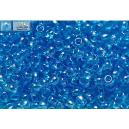 Japán kásagyöngy TOHO 11/0, átlátszó aquamarin, 10g