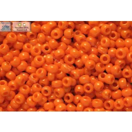 Japán kásagyöngy TOHO 11/0, telt narancs, 10g
