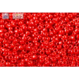 Japán kásagyöngy TOHO 15/0, telt paprika piros, 5g
