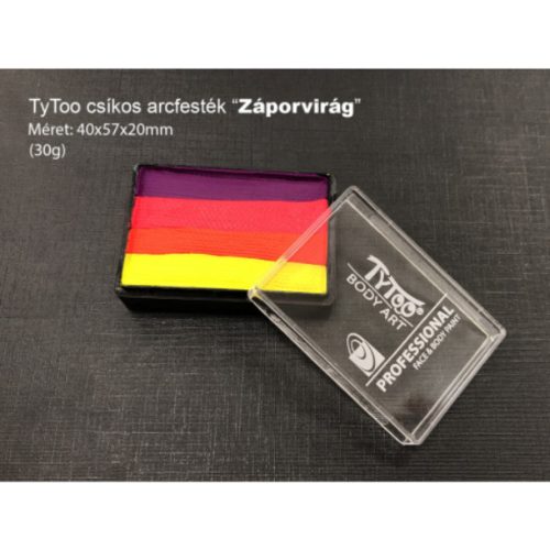 Tytoo csíkos arcfesték 30g UV Záporvirág