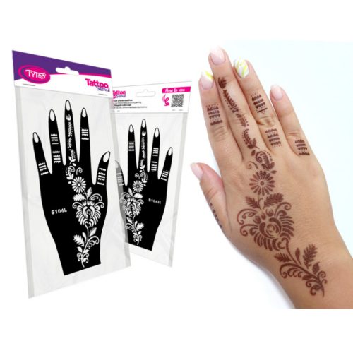 TyToo Henna sablon kézfejre 2db - S104