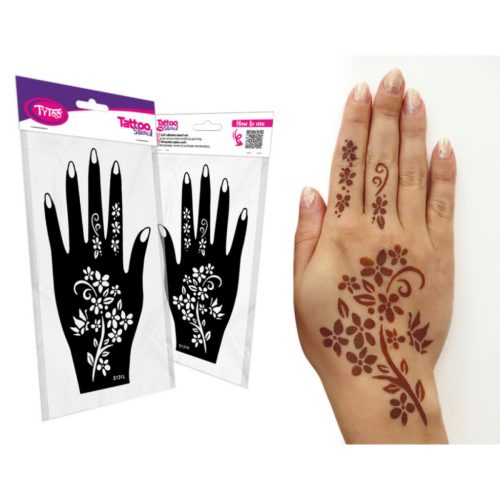 TyToo Henna sablon kézfejre 2db - S131