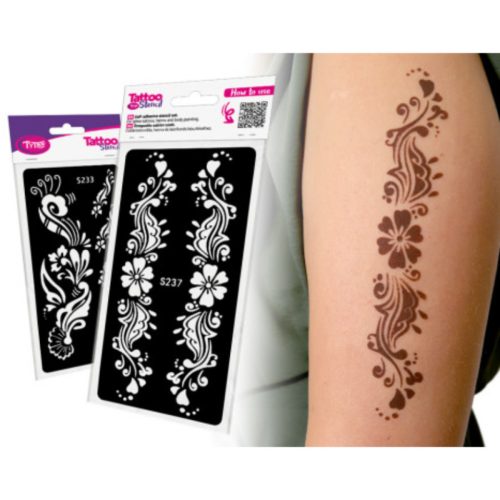 TyToo Henna testfestő sablon 2db - S233-S237