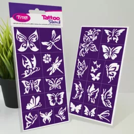 Testfestő minta sablon szett - Pillangók 