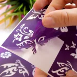 Testfestő minta sablon szett - Pillangók 