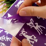 Testfestő minta sablon szett - Erdei állatok