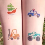 Testfestő minta sablon szett -Trucks