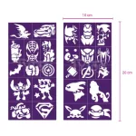 Testfestő minta sablon szett - Little Heroes