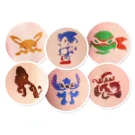 Testfestő minta sablon szett - Little Heroes