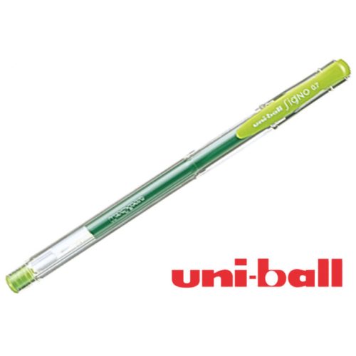 Uni Ball, zselés toll, világoszöld 0,5mm