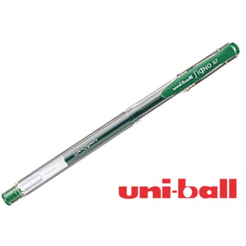 Uni Ball, zselés toll, zöld 0,7mm