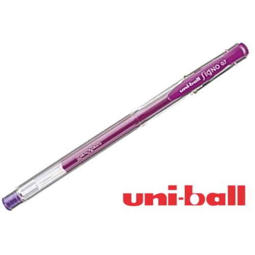 Uni Ball, zselés toll, lila 0,7mm