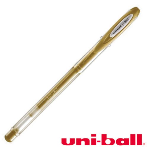 Uni Ball, zselés toll, arany 0,8mm