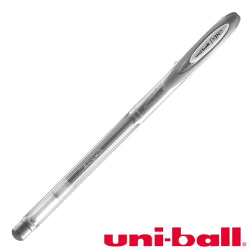 Uni Ball, zselés toll, ezüst 0,7mm