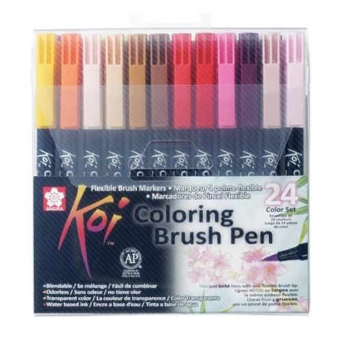 Sakura Koi Brush Pen ecsetfilc készlet - 24 szín